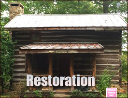Historic Log Cabin Restoration  Schley County, Georgia